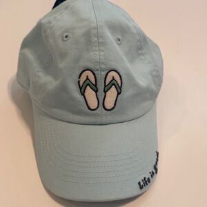 Life is Good NWT Unisex Ball Cap One Size Fits All color: Light Blue